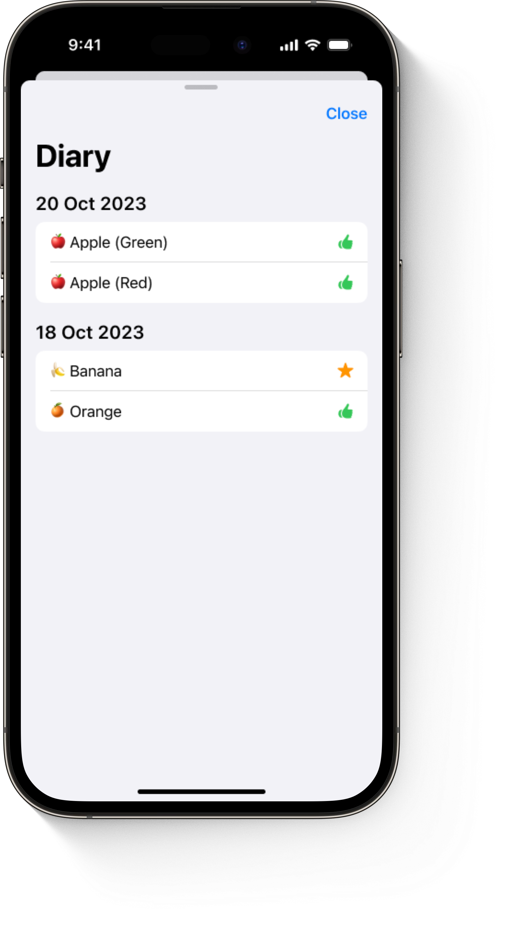 App screenshot